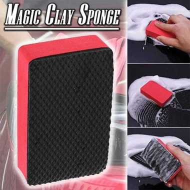 Liplasting Spons Cuci Mobil Magic Clay Sponge Waxing Cleaning