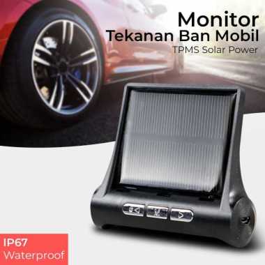 Yoelbaer Monitoring Tekanan Ban Mobil Wireless TPMS Solar Power