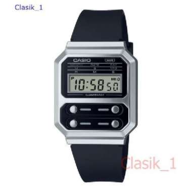 Original 100%!! CASIO A100WEF-1ADF Jam Tangan Unisex Digital