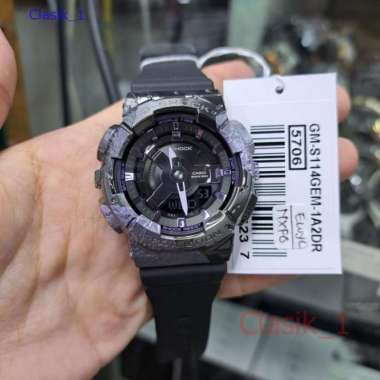 Original 100%!! Casio G-SHOCK GM-S114GEM-1A2DR Jam Tangan Wanita