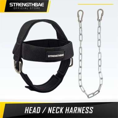 Neck Harness STRENGTHBAE Head Trainer Exerciser Strap Leher Boxing Gym