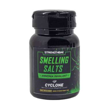 Smelling Salt STRENGTHBAE Ammonia Inhalant Salts Powerlifting Gym Cyclone (Lv. 1)