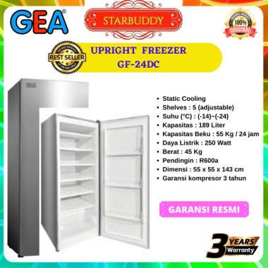 FREEZER GEA GF-24DC, GF24DC, 24 DC UPRIGHT FREEZER JADETABEK