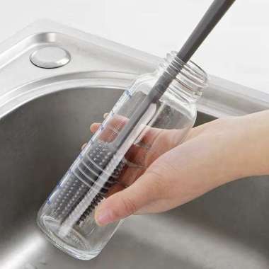 SIKAT PEMBERSIH BOTOL BAYI SILIKON 3IN1 pakingbublewrap