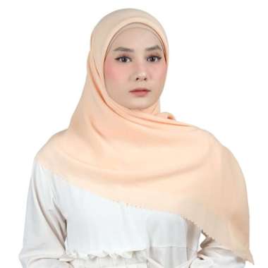 Ansania Scarf - Bella Ultrasonic - Hijab Kerudung Segiempat Salem 110 x 110