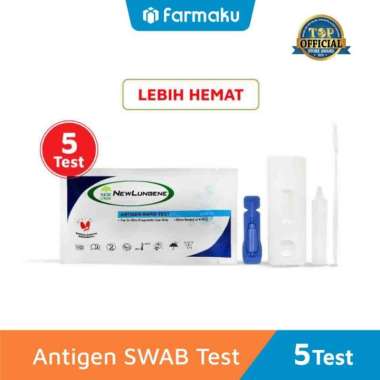 Alat Tes Swab Antigen Clungene Lungene Terbaru Original isi 5