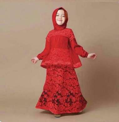 Kids Hijab Anak Labiba Merah