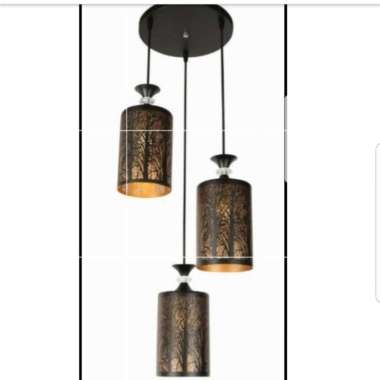 FL 007/3 LAMPU GANTUNG HIAS MINIMALIS 3 IN 1 MODERN RETRO VINTAGE