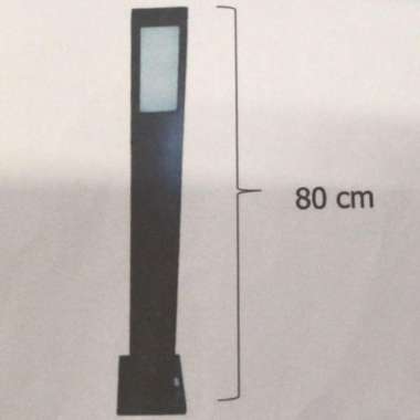 FL 1652 LAMPU STANDING TAMAN 80CM MINIMALIS WATERPROOF OUTDOOR