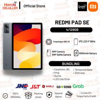 Xiaomi Redmi Pad SE 4/128GB Garansi Resmi Xiaomi Indonesia TAM Original - Wifi Only Redmi A2 3/32GB