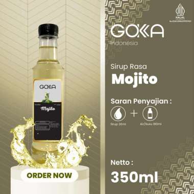 Minuman Sirup Gokka Rasa Mojito / Syrup Mojito Gokka 350ml