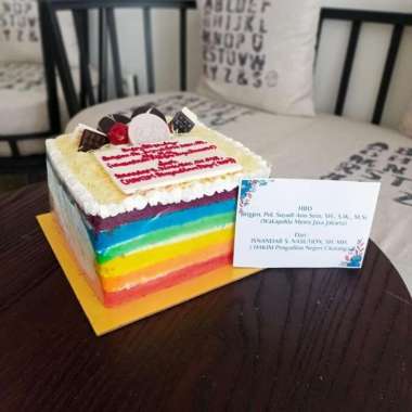 RainBow Cake / cakerainbow / cakeulangtahun /cake 20x20