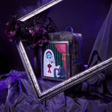 Loungefly Disney Haunted Mansion The Black Widow Bride Lenticular Mini Backpack