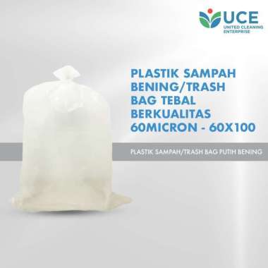 Plastik Sampah BENING / Trash Bag TEBAL BERKUALITAS 60micron 90x120 90X120