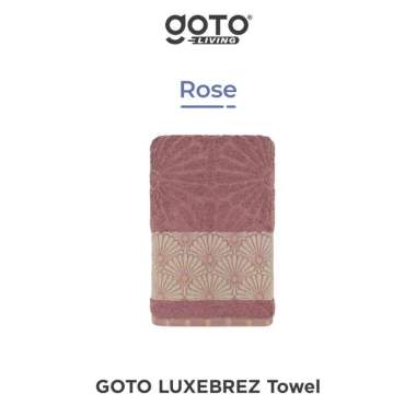Goto Luxebrez Bath Towel Handuk Mandi Lembut Halus Motif Dewasa ROSE
