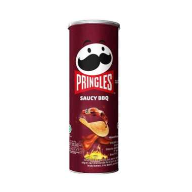 Promo Harga Pringles Potato Crisps Saucy BBQ 107 gr - Blibli