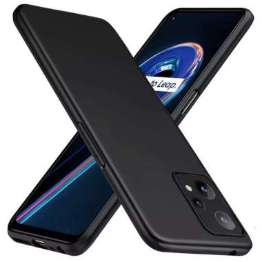 SOFTCASE REALME 9I 9 PRO PLUS BLACK MATTE SOLID MACARON DOFF PREMIUM REALME 9 PRO