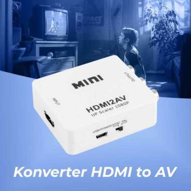 Konverter HDMI to AV ST-209 Laptop Portable Ac Inverter Kabel Vga To Peltier Konverter Ke Arah Stand