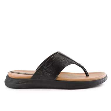 OBERMAIN OM11 SANDAL PRIA ORIGINAL SENDAL JEPIT CASUAL KULIT ASLI ORI COKLAT BROWN