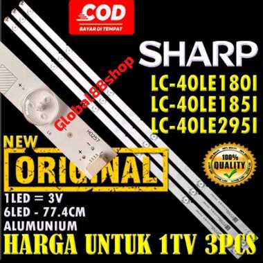 BACKLIGHT TV LED SHARP 40 INC LC 40LE295I 40LE2951 4OLE295 LAMPU BL 6K LC40LE1801 LC40LE1851 LC40LE2