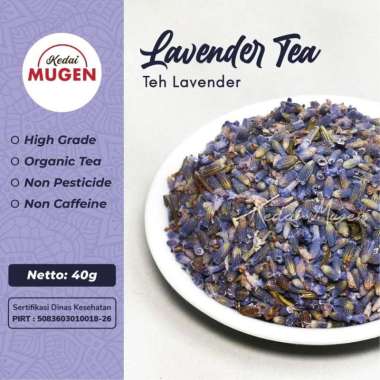 Premium Lavender Tea | Bunga Lavender | Teh Lavender 40g