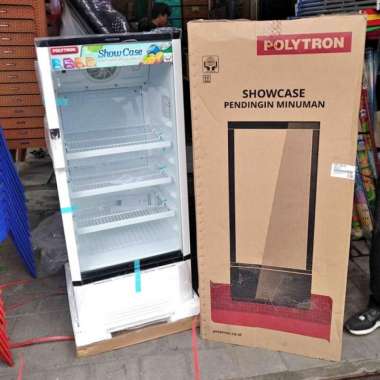 show case Polytron pendingin minuman tipe 140/141 garansi resmi