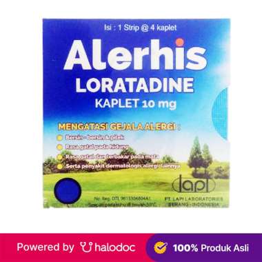 Alerhis Loratadine 10 mg 4 Kaplet