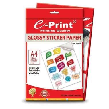 EPRINT GLOSSY STICKER PAPER E-Print A4 stiker label