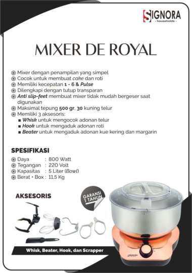 Signora - Mixer De Royal