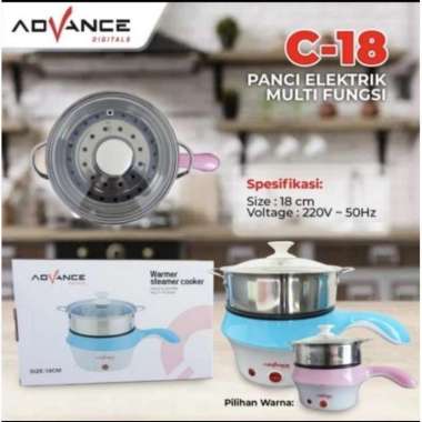 Advance C-18 Steamer Cooker / Warmer Panci Electric