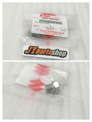baut pembuangan oli mesin bawah suzuki thunder 125 original SGP 09247-14043-000