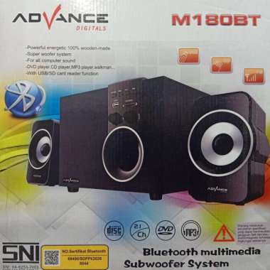 speaker advance m180bt bluetooth USB flashdisk FM