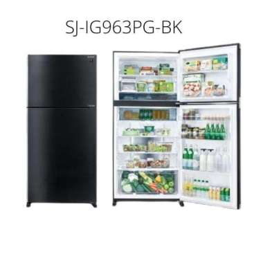 Kulkas 2 pintu JUMBO SHARP SJ-IG963PG-BK tipe lanjutan SJ-IG961PG-BK