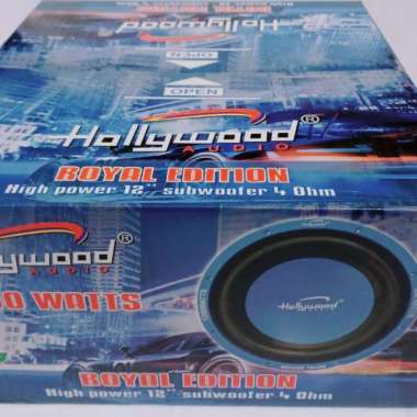 SUBWOOFER HOLLYWOOD ROYAL EDITION 1200 12 INCH DOUBLE-SHELLAAUDIO