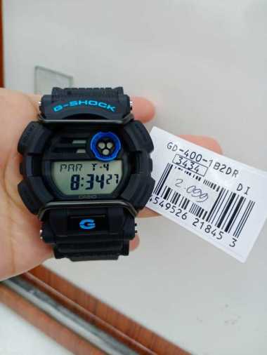 Original 100%!! Casio G-Shock GD-400-1B2DR Jam Tangan Pria Digital Garansi Resmi 2 Tahun