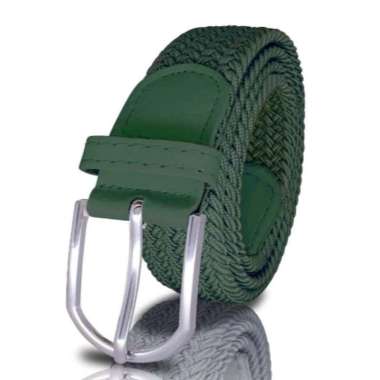 Ikat Pinggang Pria Wanita Model Anyam / Ikat Pinggang karet Army