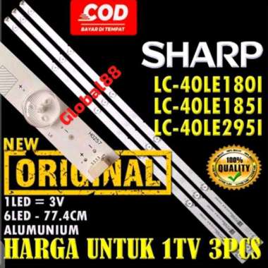 BACKLIGHT TV LED SHARP 40 INC LC40LE180I LC40LE185I LC40LE295I LC40LE380X LC 40LE180i 40LE185i 40LE2