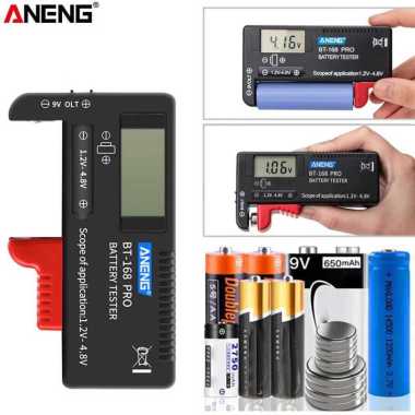 ANENG Tester Baterai Voltage Checker 18650 AA AAA