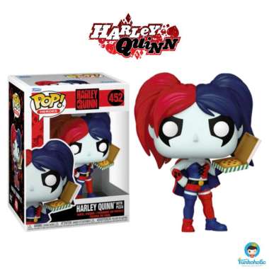 Funko POP! Heroes Dc Harley Quinn: 30th Anniversary - Harley Quinn with Pizza #452