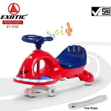 MOBIL MAINAN ANAK EXOTIC SWING CAR 3102 Merah
