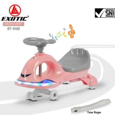 MOBIL MAINAN ANAK EXOTIC SWING CAR 3102 pink