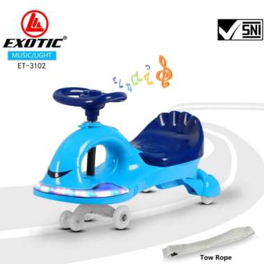 MOBIL MAINAN ANAK EXOTIC SWING CAR 3102 Biru