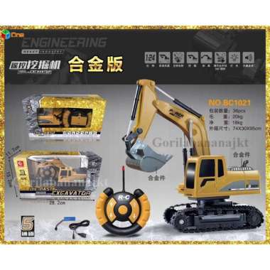 MAINAN MOBIL RC TRUCK CONSTRUCTION TRUK KERUK RC ESCAVATOR