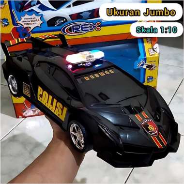 MOBIL REMOT -RC ROCK CRAWLER 4WD BESAR 1:14 REMOTE CONTROL CAR OFFROAD RC Police 1:10