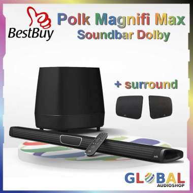 Polk Audio Magnifi Max Soundbar Dolby Chromecast HDMI ARC TANPA SURROUND