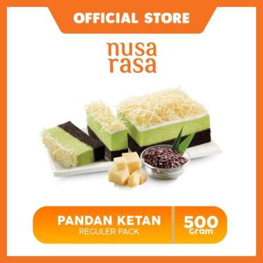 Bolu Nusa Rasa Pandan Ketan - Reguler Pack (500 gr)