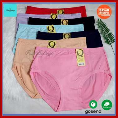 Celana Dalam Wanita Jumbo Huayiting CD BB 70-90kg Big Size 4XL All Size BUNGA