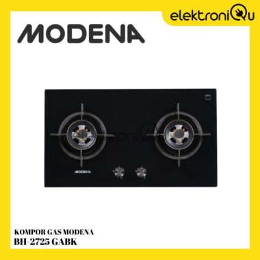 KOMPOR GAS MODENA BH-2725GABK 2 TUNGKU / KOMPOR TANAM MODENA - Hitam