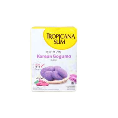Promo Harga Tropicana Slim Cookies Korean Goguma 100 gr - Blibli