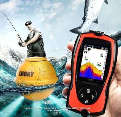 Fish Finder Wireless LUCKY Color Camera Pelacak Ikan FF1108-1CWLA